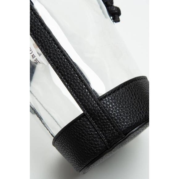 Clear Crossbody Stadium Bucket Bag Royal Blue - Picture 8 of 11